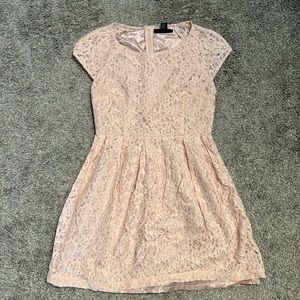 FOREVER 21 Light Pink Small Dress